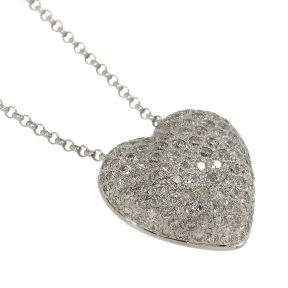 Diamond 2.00ct Necklace 18K WG White Gold 750 - Picture 2 of 7